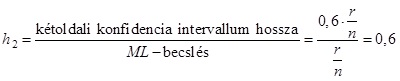 Matematikai módszerek a biometriában 3. 