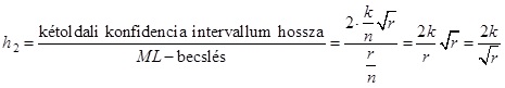 Matematikai módszerek a biometriában 3. 