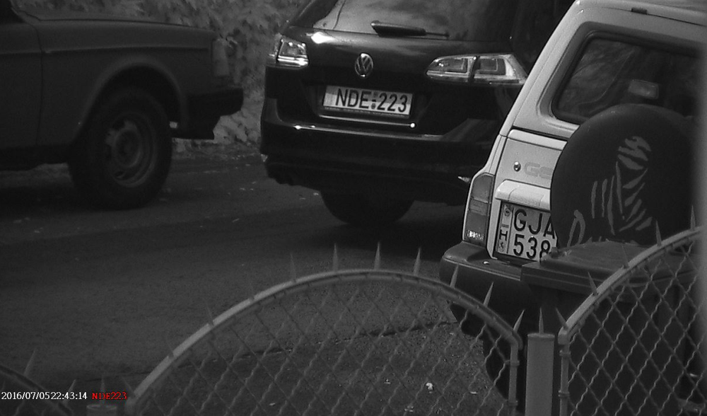 GeoVision All-in-One rendszámfelismerő kamera