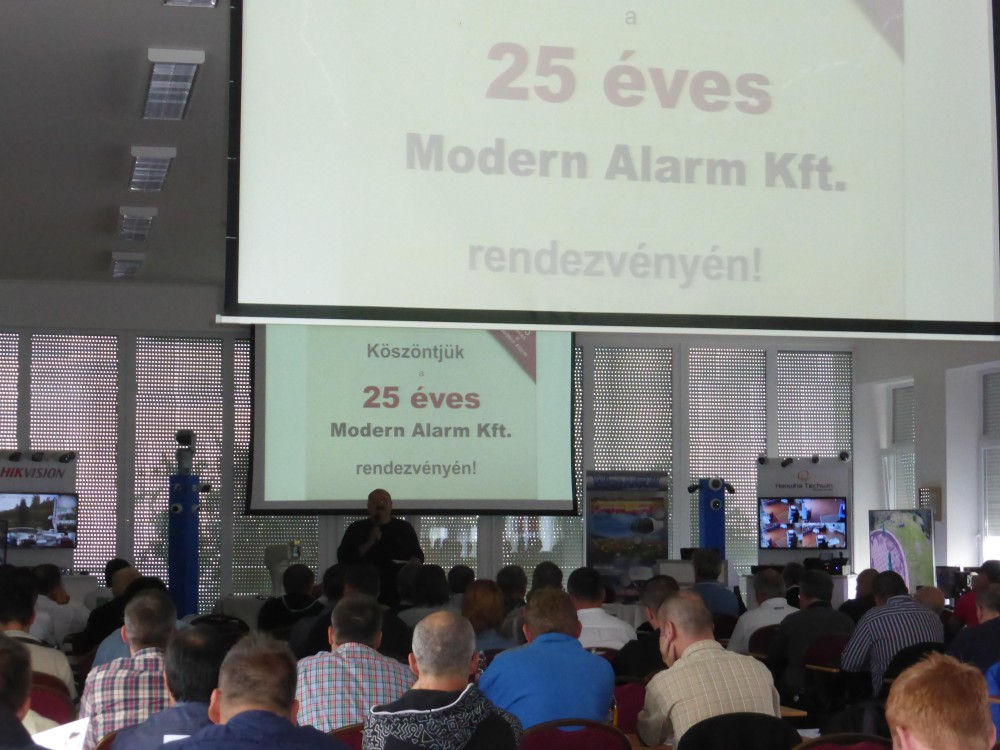 A Modern Alarm 25 éve a pályán! Beszámoló az évfordulós rendezvényrőlForrás: Modern Alarm Kft