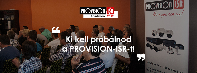 Tavalyi kedvező fogadtatást követően szeptemberben ismét indul a PROVISION-ISR Roadshow 2017! – A Masco Kft közleménye Forrás: Masco Kft
