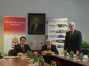 Zala Mihály, prof. dr. Rudas Imre, dr. Gáti József