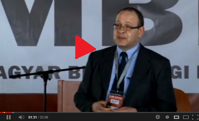 Carlo Giannini, a Sony európai risk managere előadása a II. MBF konferencián