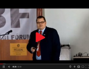 Noth Péter áruvédelmi szakértő előadása a II. MBF konferencián