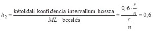 Matematikai módszerek a biometriában 3.