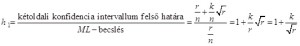 Matematikai módszerek a biometriában 3.