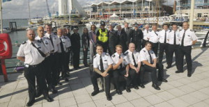 Az év partnerségi programja az Ifsecen, Gunwharf Quays (Kép: hampshire.police.uk)