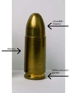 9 mm Parabellum töltény felépítése (1. kép)