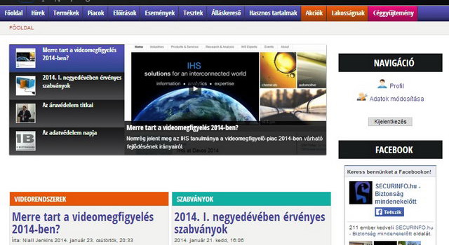 A Securinfo.hu 10 legolvasottabb 2013-as cikke