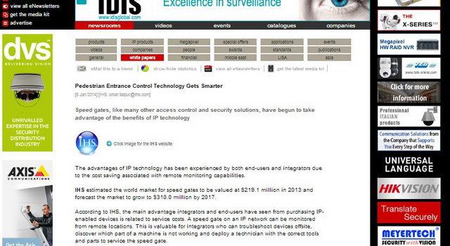 IP-alapú beléptetés, IP-technológiás gyorskapuk