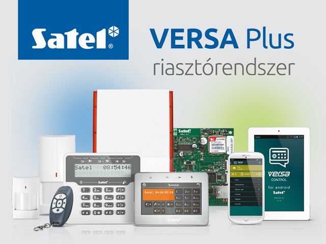 Új SATEL VERSA Plus riasztóközpont