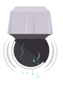 Az Axis Speed Dry funkció illusztrációja