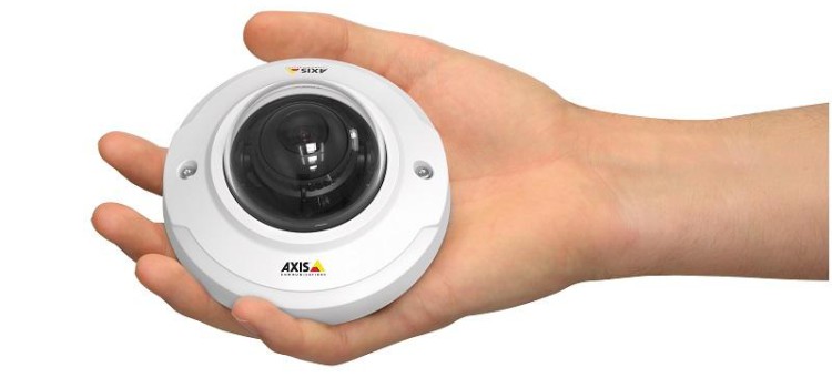 Új Axis mini dóm kamerák a diszkrét beltéri videó megfigyeléshez. HDTV képminőség Forrás: Aspectis Kft