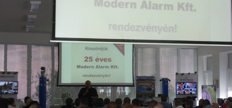A Modern Alarm 25 éve a pályán! Beszámoló az évfordulós rendezvényrőlForrás: Modern Alarm Kft