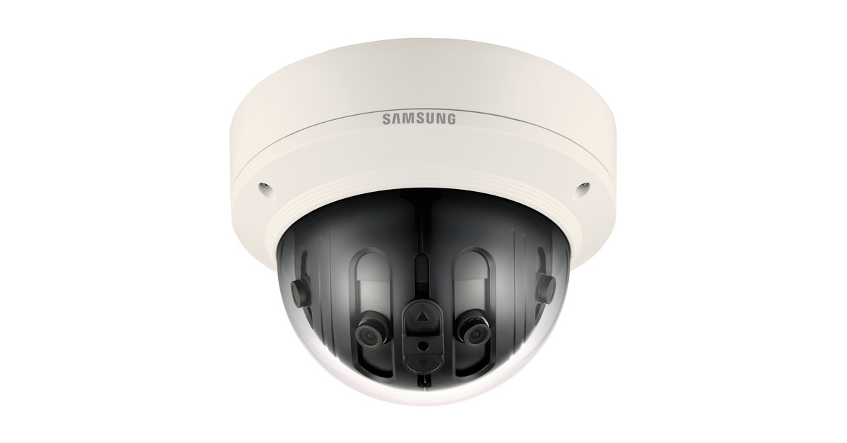 Új Hanwha/Samsung 180°-os panoráma IP CCTV kamera