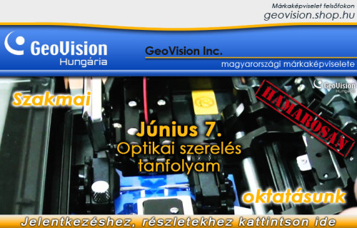 Optikai szerelés tanfolyam Forrás: GeoVison Hungária Kft.