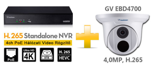 GeoVision SNVR H.265 szett – Bevezetjük a 4-esek világába Forrás: https://geovision.shop.hu/termekek/szettek/kameras-szettek/geovision-h265-eyeball-szettek/