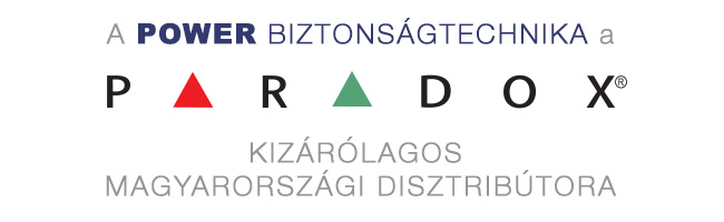 PARADOX termékek, kizárólag a POWER – től. Forrás: POWER Kft
