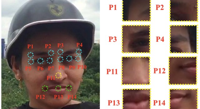 Az eltakart arc sem nyújt védelmet a jövőben a renitensek arc azonosítása ellen? Forrás: © Singh et al. http://hvg.hu/tudomany/20170914_rendorsegi_szamitogepes_arcfelismeres_mesterseges_intelligencia#rss