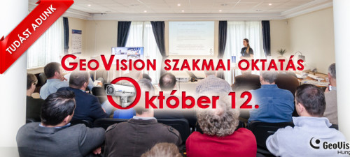 GeoVision újdonságok – ha október, akkor workshop Forrás: GeoVison H. Kft