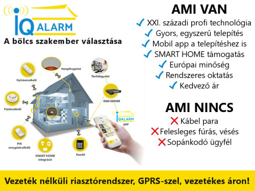 iQALARM – a riasztóközpontok új generációja Forrás: LDSZ