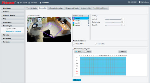 Videosec IPD-3634-28Z Forrás: Euro Tech Corp. Kft