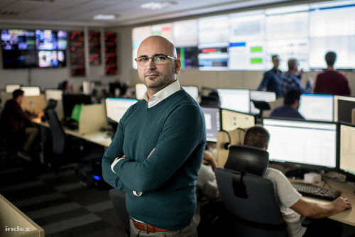Kemendi Zsolt, az Invitech műszaki igazgatójaForrás: index Bődey János